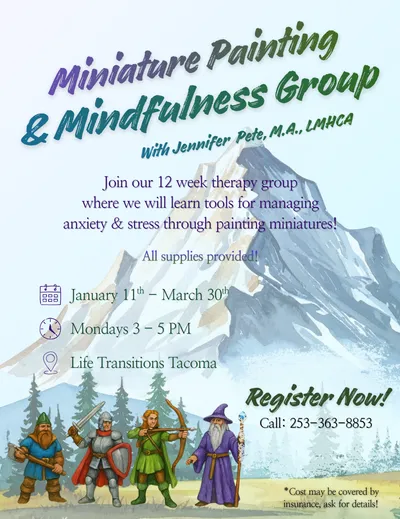 Mindfulness for Anxiety (Miniature Painting)